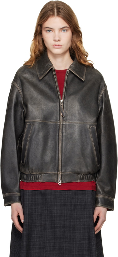 Photo: Dunst Black Drizzler Leather Jacket