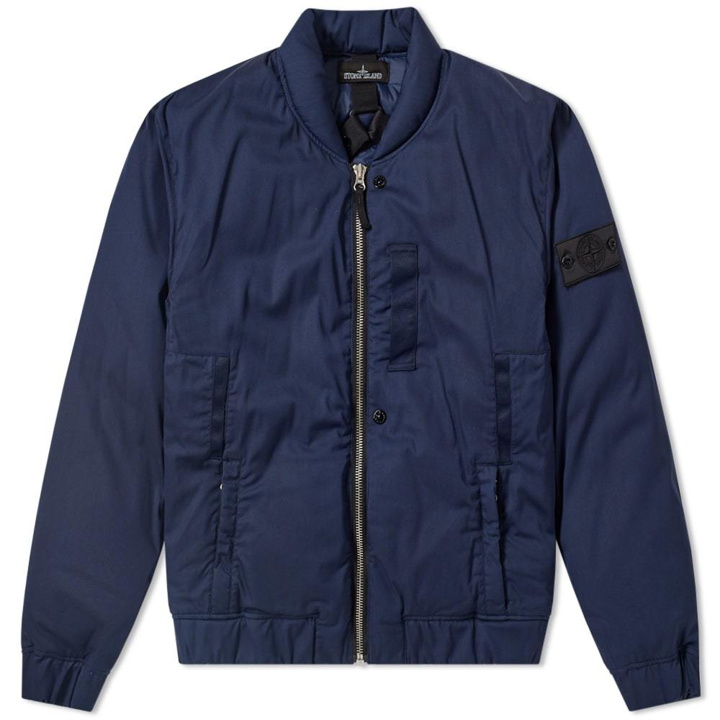 Photo: Stone Island Shadow Project Garment Dyed Padded Bomber Jacket