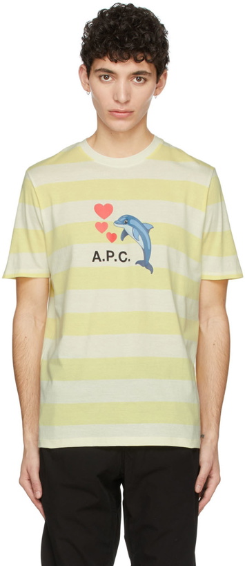 Photo: A.P.C. Yellow Simon T-Shirt