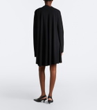 Toteme Draped scarf-detail jersey minidress