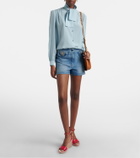 Valentino Garavani Double Rockstud leather espadrille wedges