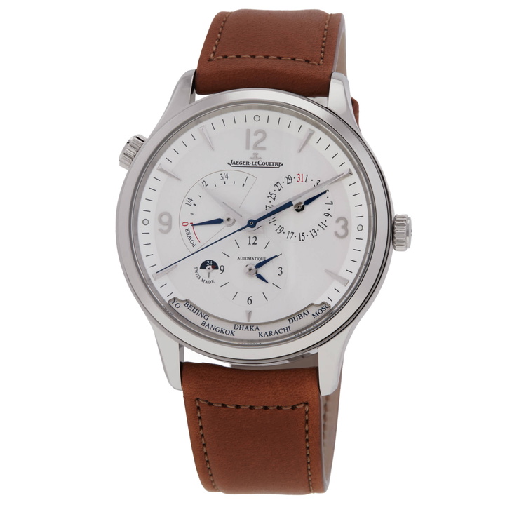 Photo: Jaeger LeCoultre Master Control Geographic Automatic Silver Dial Watch Q4128421