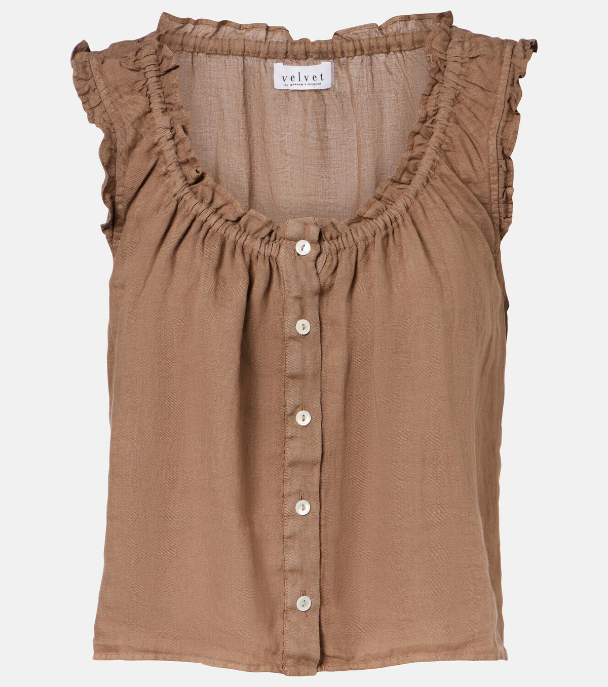 Velvet Tana linen top