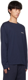 A.P.C. Navy Frankie Long Sleeve T-Shirt