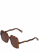 CHLOÉ Zelie Squared Acetate Sunglasses