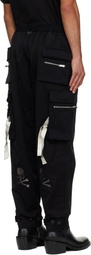 MASTERMIND WORLD Black Regular Cargo Pants