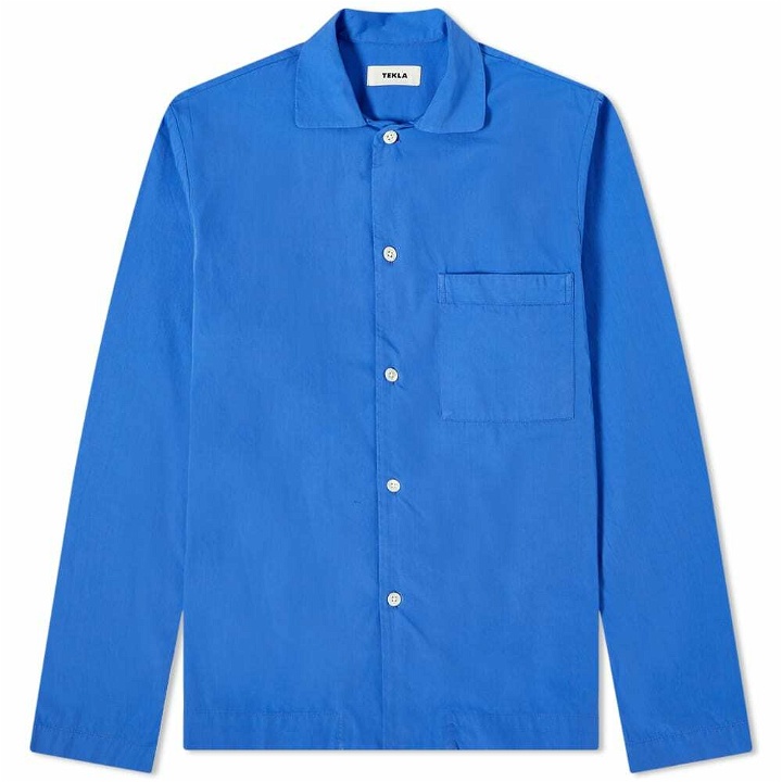 Photo: Tekla Fabrics Sleep Shirt in Royal Blue