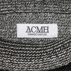 ACMH by Magic Castles Men's Knitted Pouch in Charcoal 
