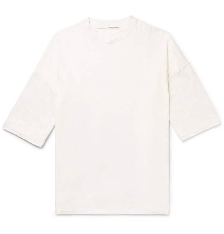 Photo: Isabel Benenato - Cotton, Linen and Ramie-Blend T-Shirt - Men - Cream
