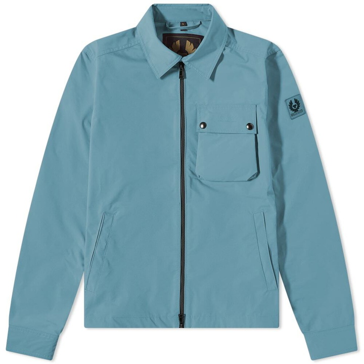 Photo: Belstaff Men's Tonal Wayfare Overshirt in Faded Teal