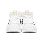 adidas Originals White Pro Model High-Top Sneakers