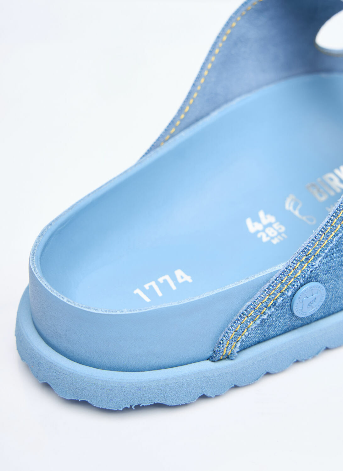 Birkenstock 1774 Arizona Stone Washed Denim Sandals
