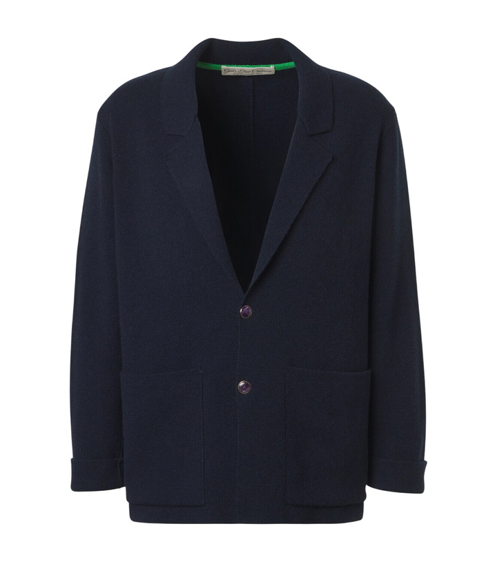 Photo: God's True Cashmere Cashmere blazer with amethyst