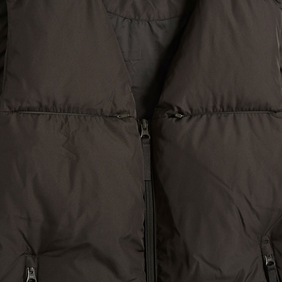 Hiking Patrol Men's Element Down Vest in Charcoal Black