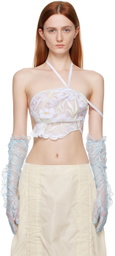 Yuhan Wang Multicolor Curtain Tank Top