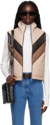 Ernest W. Baker SSENSE Exclusive Brown 70's Leather Vest