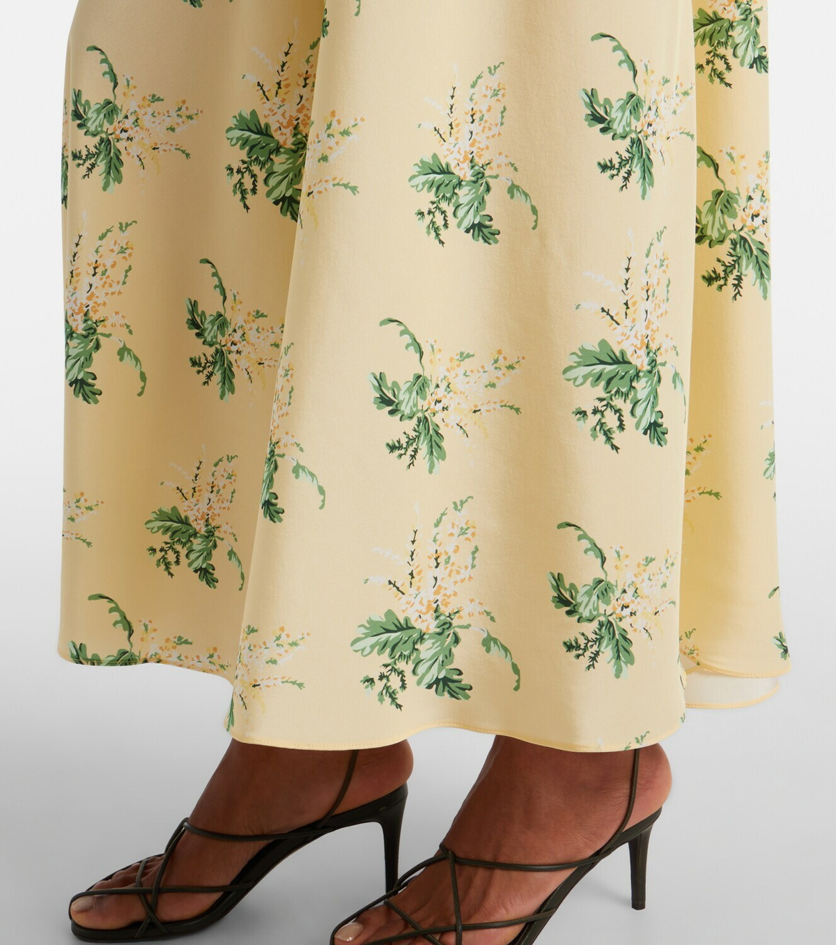 Rodarte Floral silk crêpe gown