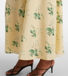 Rodarte Floral silk crêpe gown