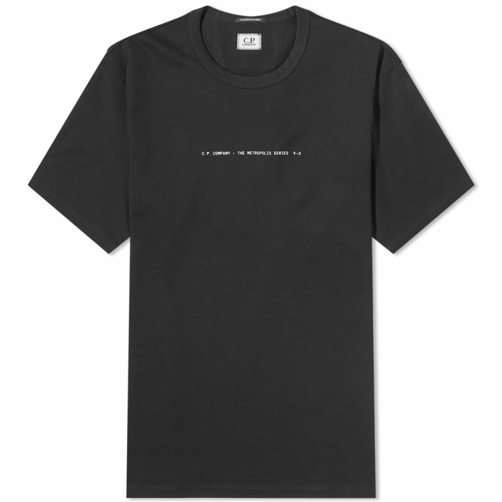 Photo: C.P. Company Men's Mercerized Urban T-Shirt in Black