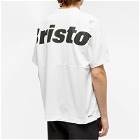 F.C. Real Bristol Men's Big Logo Wide T-Shirt in White