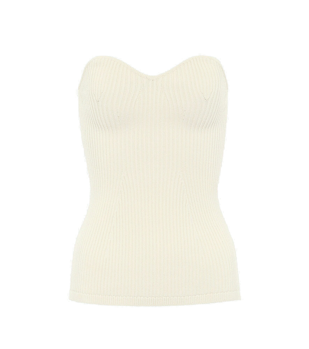 khaite LUCIE トップ　リブニットビスチェ Khaite - Lucie ribbed-knit top Khaite