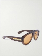 Jacques Marie Mage - Bandit Aviator-Style Acetate Sunglasses