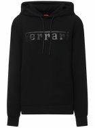 FERRARI - Scuba Logo Printed Viscose Hoodie