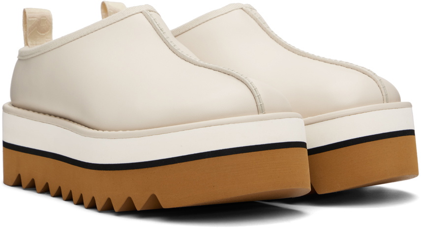 Stella McCartney Off-White Sneak-Elyse Platform Slippers