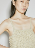Isa Boulder Sleeveless Cereal Knit Dress
