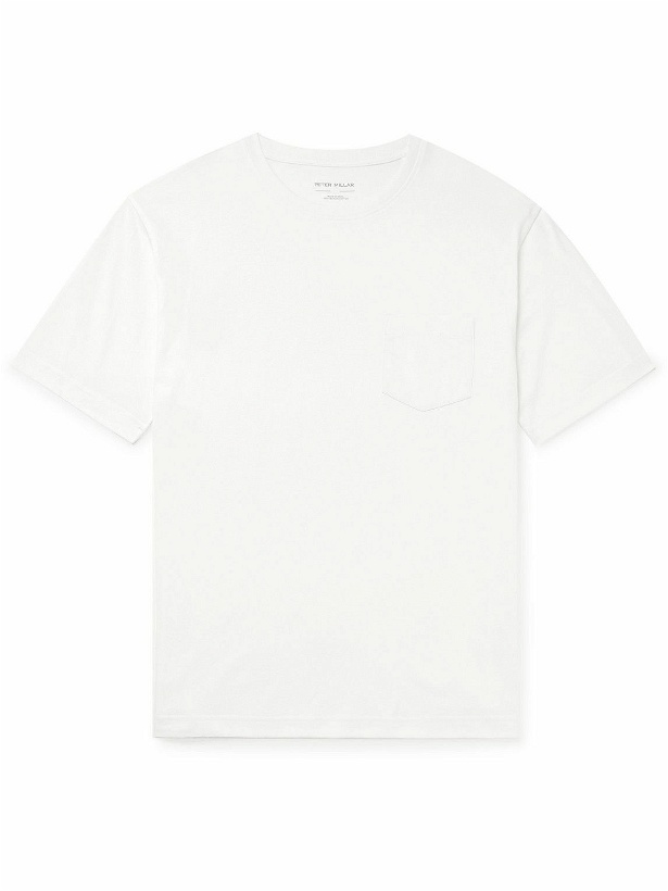 Photo: Peter Millar - Lava Wash Cotton-Jersey T-Shirt - White