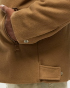 Bstn Brand Clean Wool Jacket Brown - Mens - Overshirts
