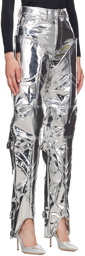BONBOM Silver Layered Trousers