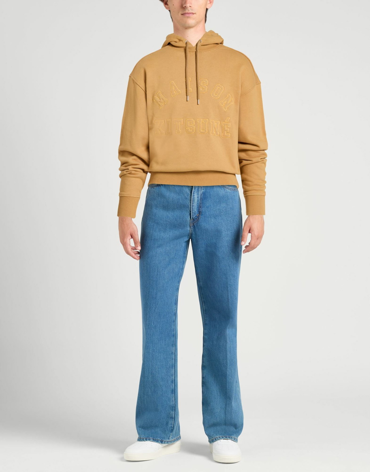 Maison Kitsuné Mens Sweatshirt Camel
