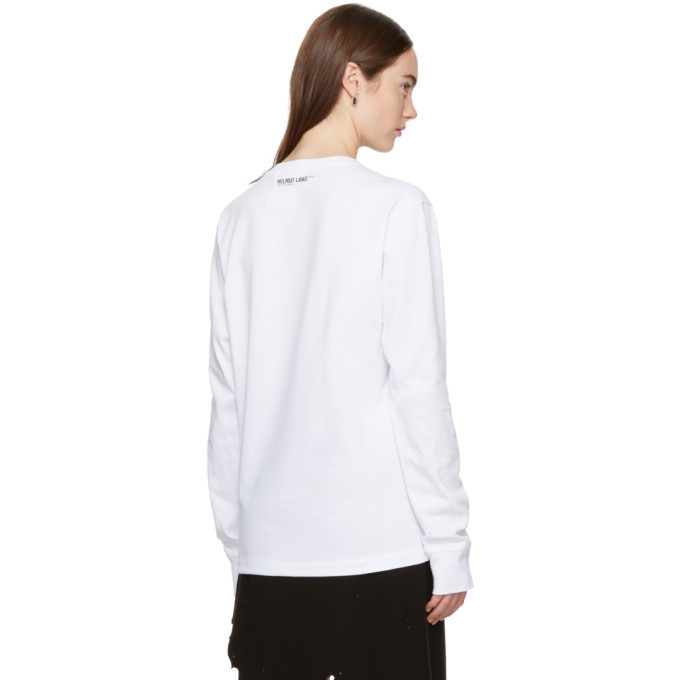 Helmut Lang White Walter Pfeiffer Edition Long Sleeve Hands 1984 T