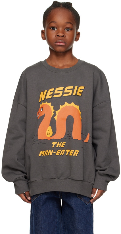 Photo: Mini Rodini Kids Black 'Nessie' Sweatshirt
