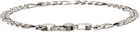 Tom Wood Silver Thick Figaro Bracelet