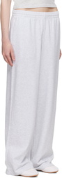 SKIMS Gray Summer Fleece Straight Leg Sweatpants