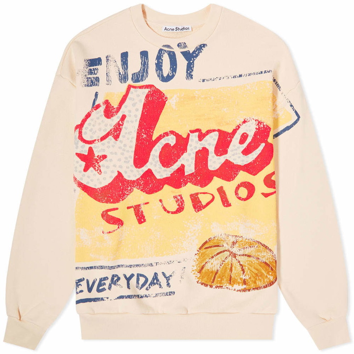 Photo: Acne Studios Large Logo Crew Sweat