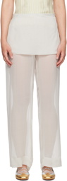 Paloma Wool Off-White Archive Trousers