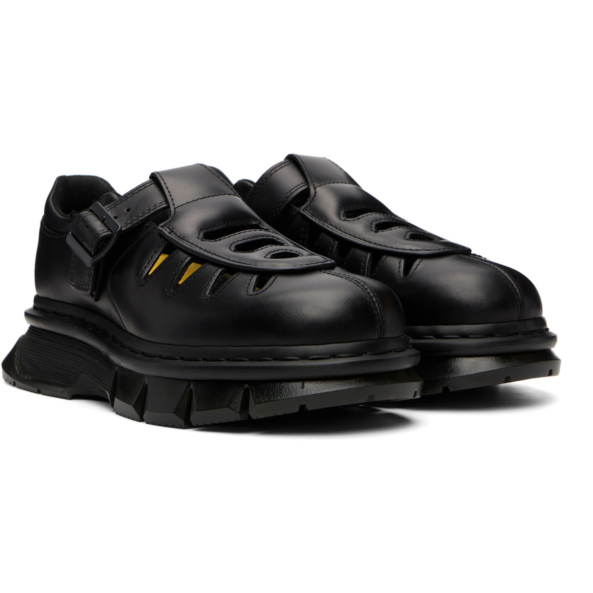 Dr. Martens Black Qubist Fisherman Loafers