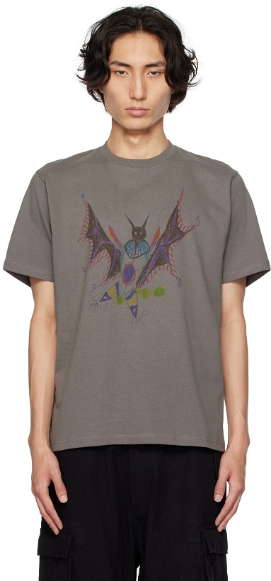 Photo: Gentle Fullness Gray Bat T-Shirt