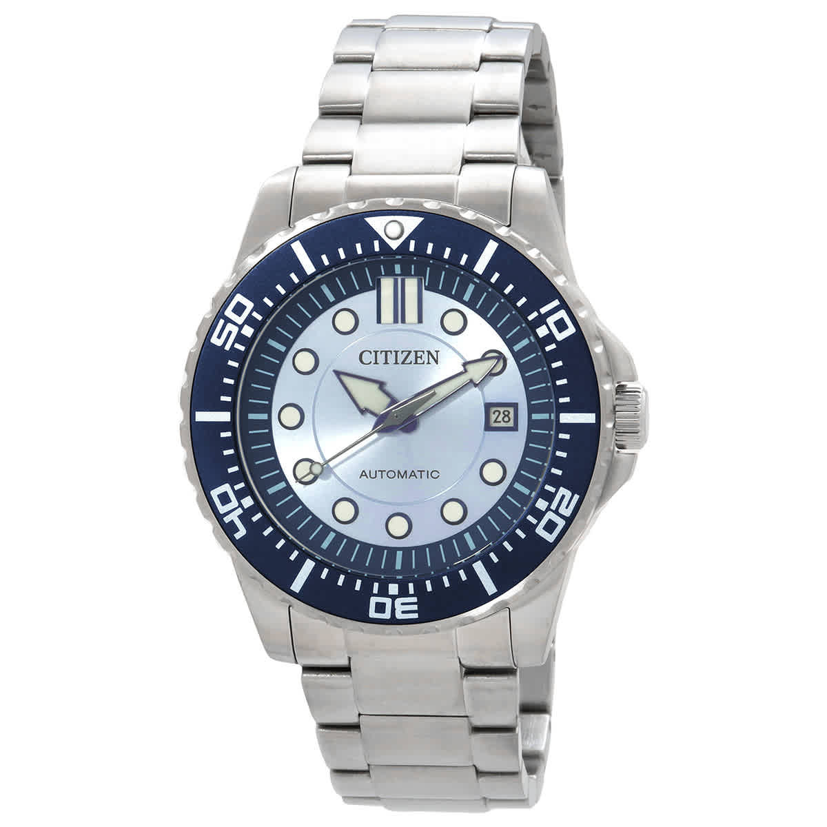 Citizen Automatic Blue Dial Mens Watch NJ0178-81M