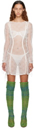 Isa Boulder SSENSE Exclusive White Minidress & Lingerie Set