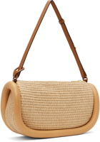 JW Anderson Beige Bumper-15 Raffia Bag