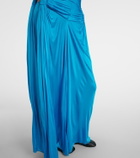 Loewe Cutout draped maxi dress