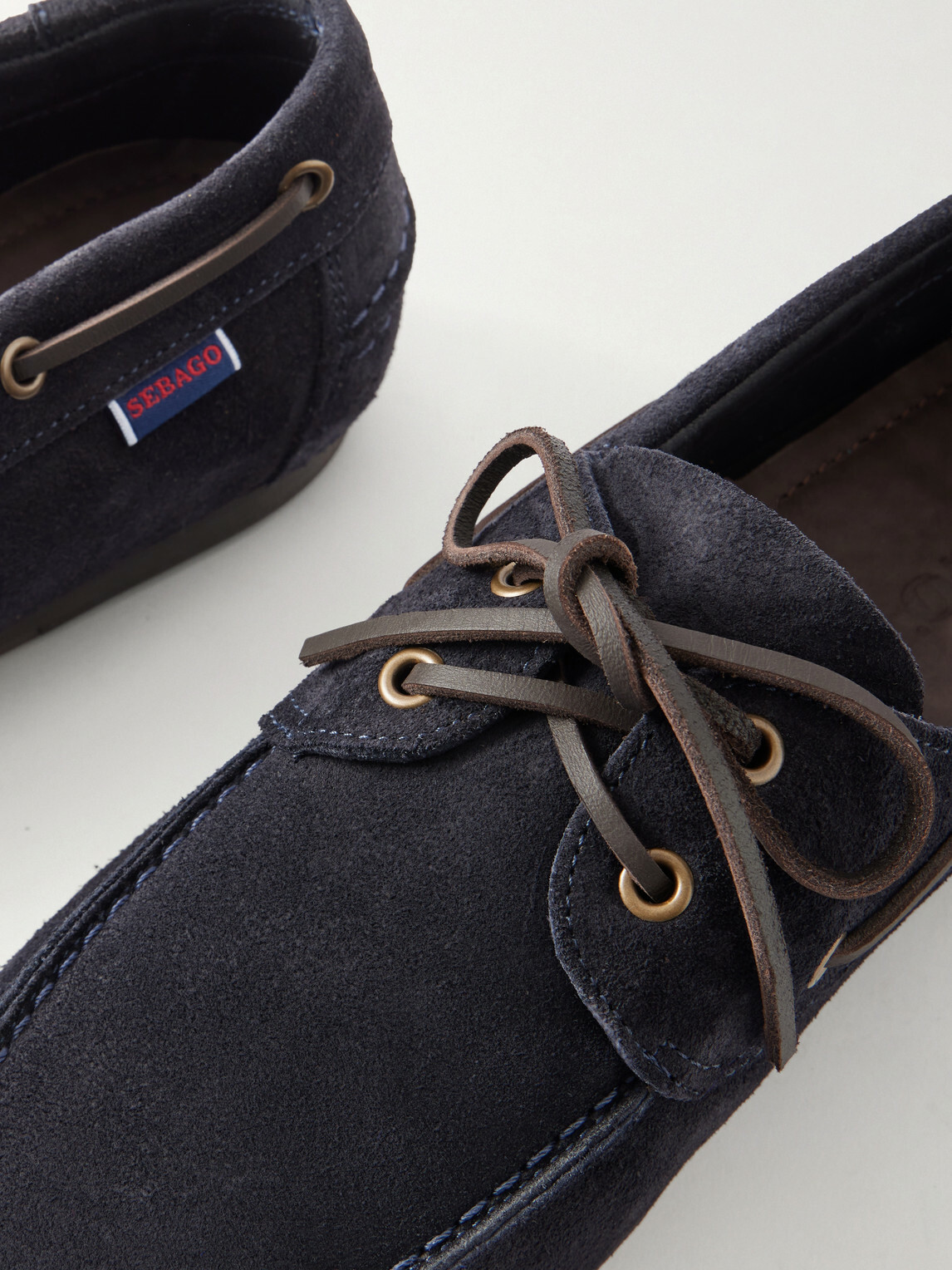 Sebago - Owen Suede Boat Shoes - Blue