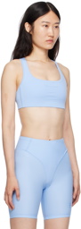 District Vision Blue Twin Layer Sport Bra