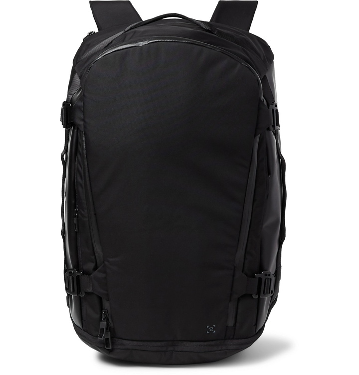 Photo: Lululemon - More Miles Convertible Canvas and Nylon Backpack - Black