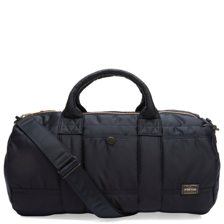 Photo: Porter-Yoshida & Co. Tanker Drum Bag in Navy 
