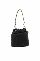 Diesel Multi-Pkts-Multipocket bucket bag in washed denim - Crossbody Bags - Unisex - Black